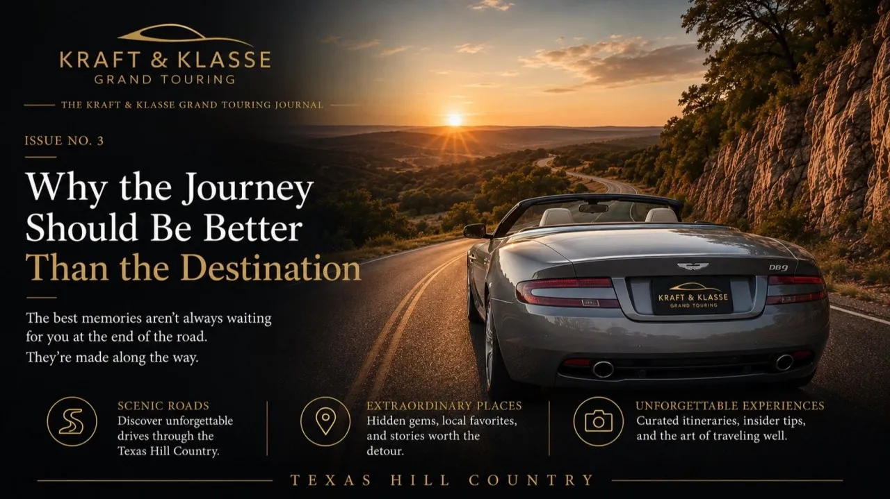 Issue 3 journal cover featuring a car on an open road at golden hour